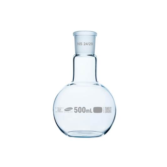 Boiling Flasks, Flat Bottom, Single Neck with Socket