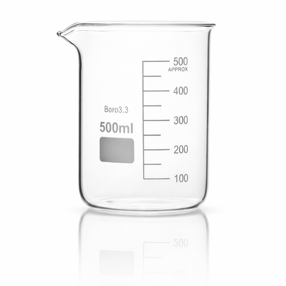 Borosilicate Glass Beaker Boro 3.3 (25ml to 5000ml), Non-Branded Laboratory Beaker