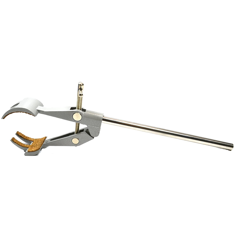 Retort Clamp with Rod - Cork Jaws