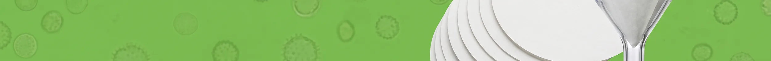 Filter papers collection banner
