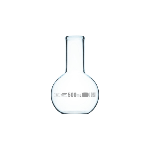 Flask, Narrow Neck, Flat Bottom, Capacity