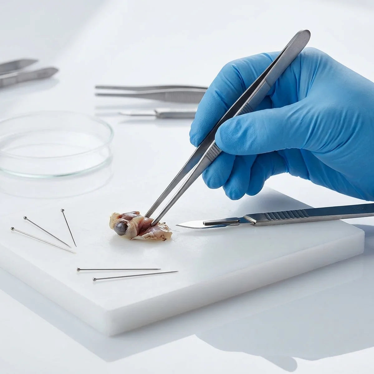 Forceps used in dissection