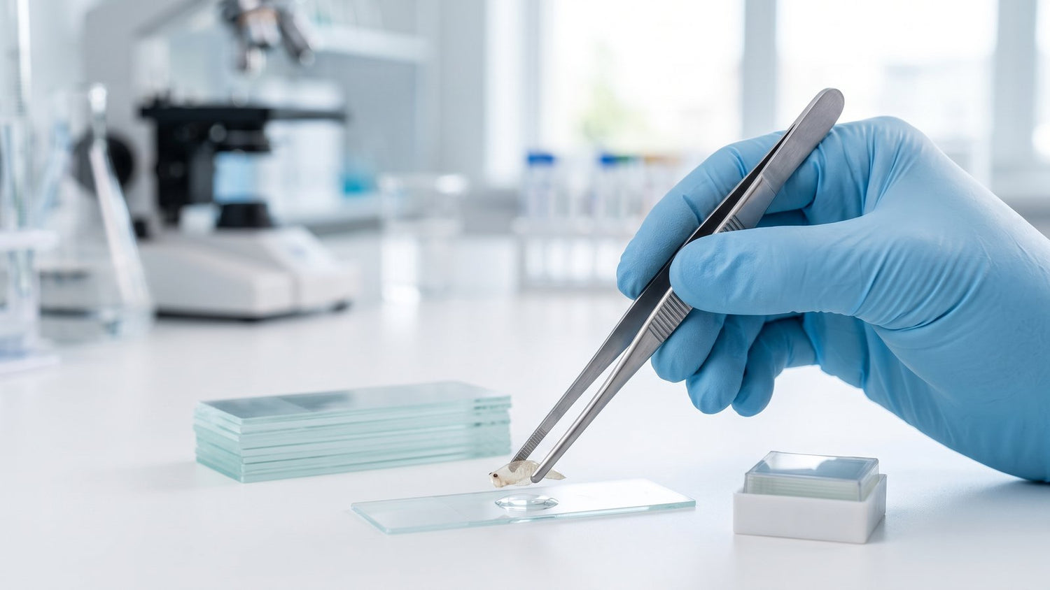 What are laboratory forceps and tweezers
