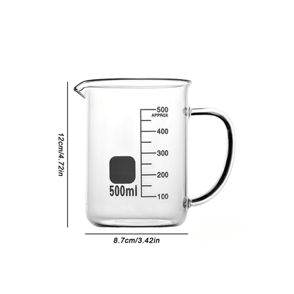 Glass Beaker with Handle, Boro3.3