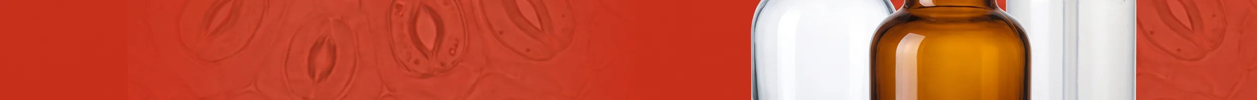 Glass bottles collection banner