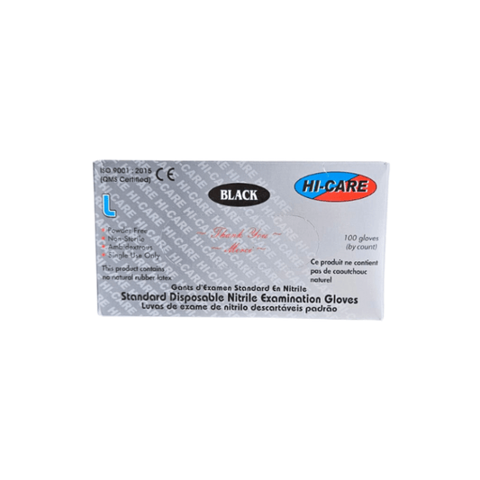 Gloves - Nitrile Powder Free, Black