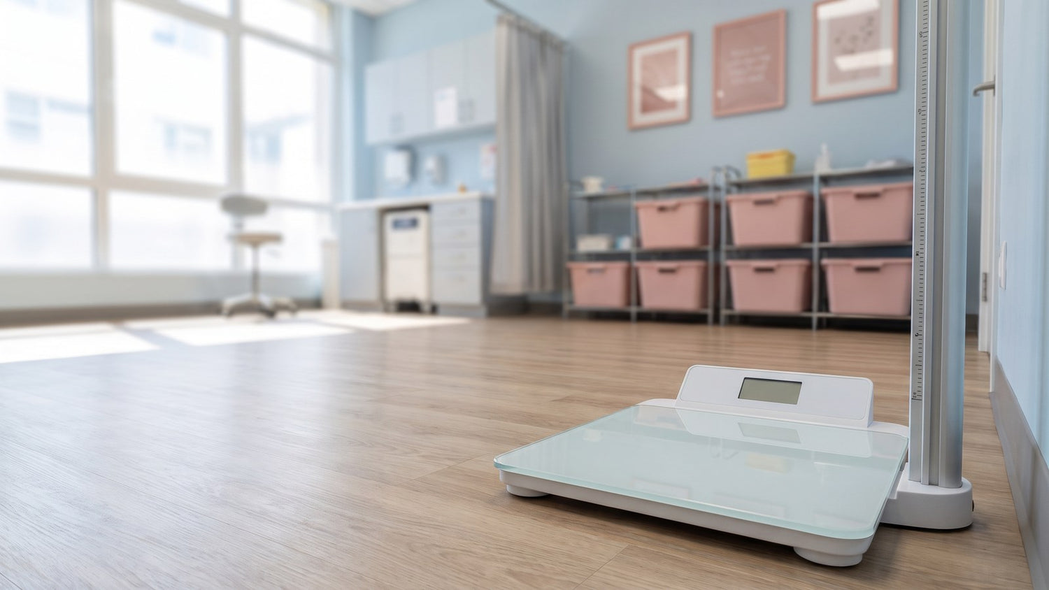 Health scale in clinic