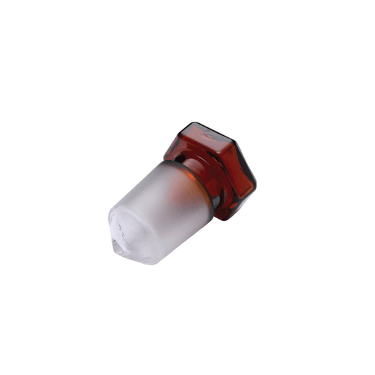 Hollow Stopper - Amber Glass
