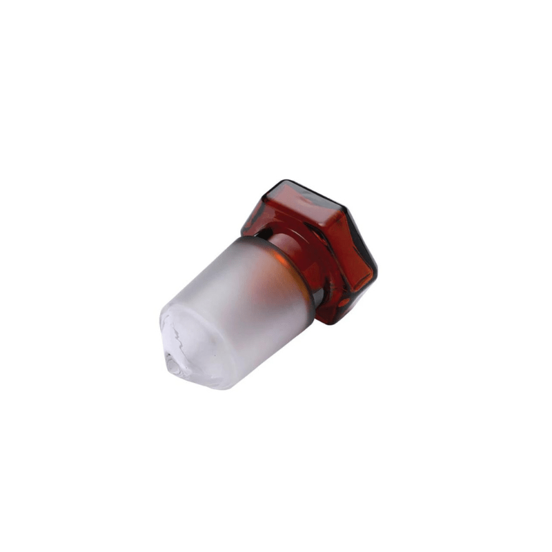 Hollow Stopper - Amber Glass