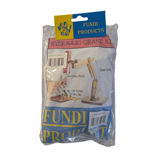Fundi Products Hydraulic Crane Kit in sealed packaging, sold by SmartLabs for CAPS Technology Grade 9