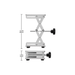 Lab Jack - 430 stainless steel lifting platform