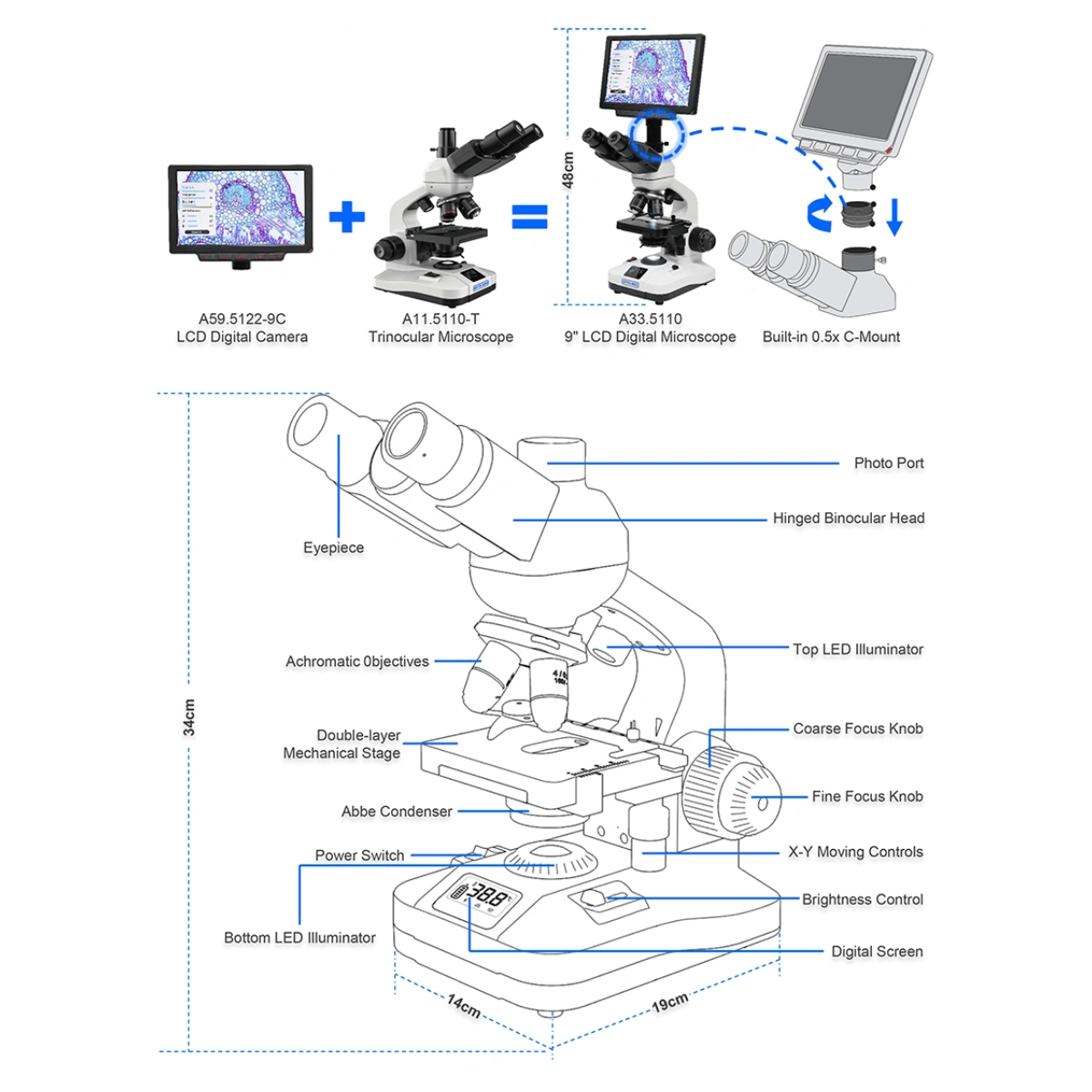 LCD Digital Microscope
