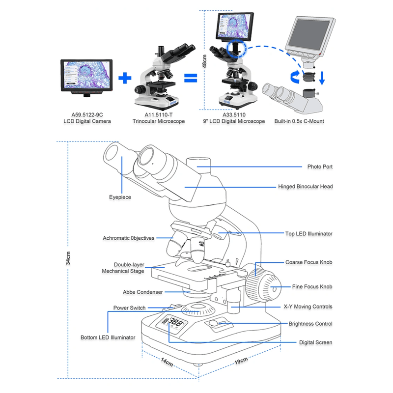 LCD Digital Microscope