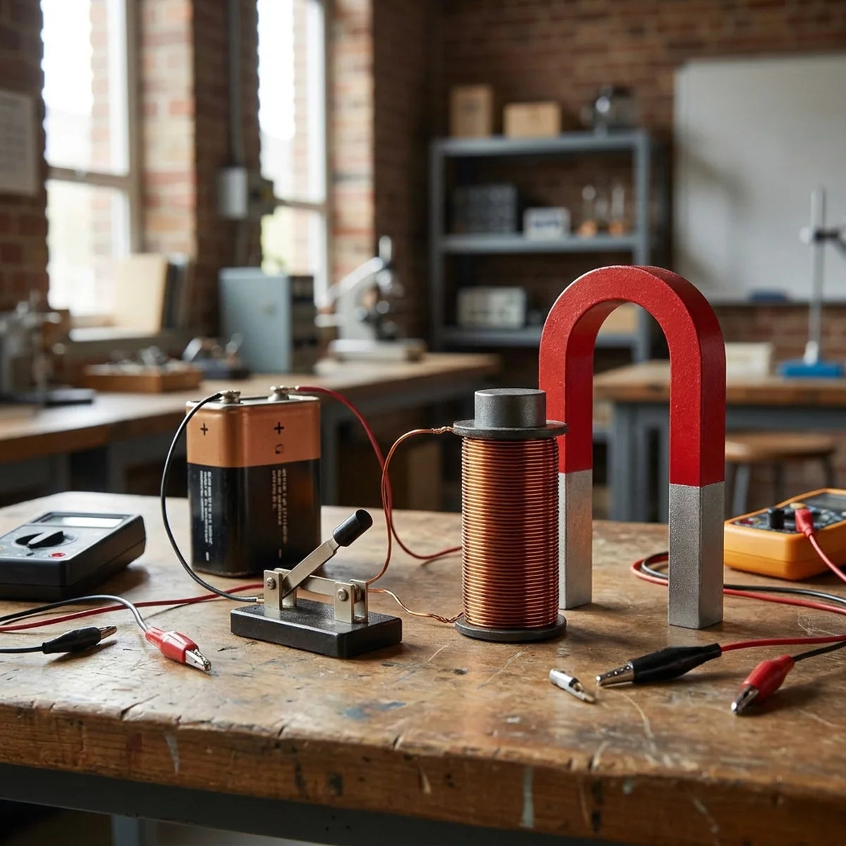 Electromagnetism demonstration