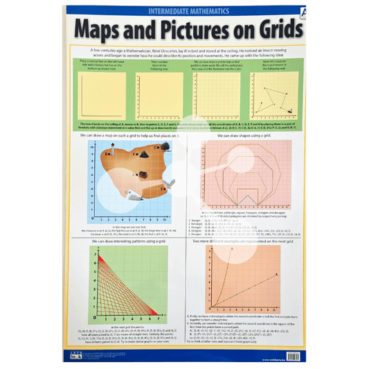 Maps and Pictures on Grids Wall Chart