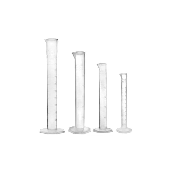 Measuring Cylinders, Polypropylene Plastic, Hexagonal Base
