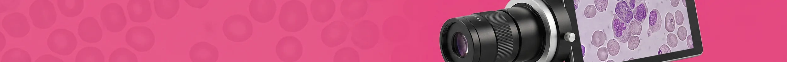 Microscope cameras collection banner