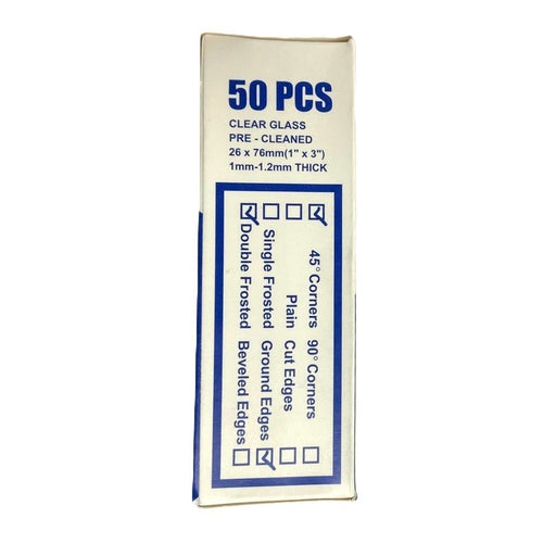 Microscope Slide Double Frosted - Ground edges