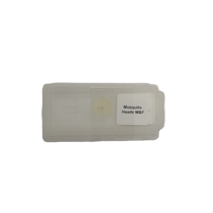 Microscope Slide - Mosquito Heads M&amp;F Individually packed in PP slide mailer