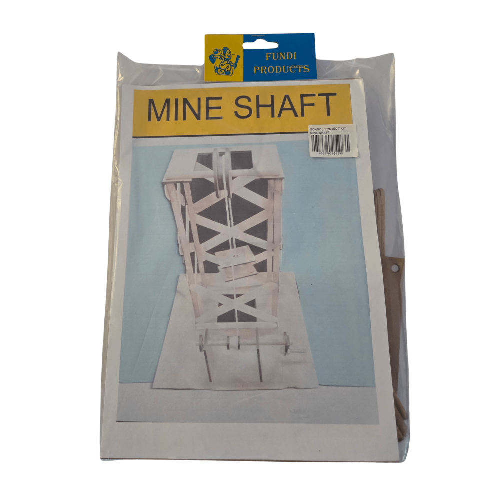 Fundi Products Mine Shaft Headgear school project kit in sealed packaging, sold by SmartLabs for CAPS Technology