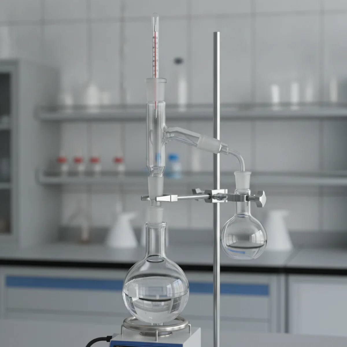 OMSONS condensers and distillation glassware