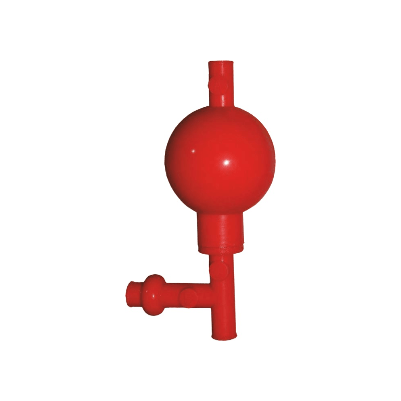 Pipette Filler Bulb Type - Red