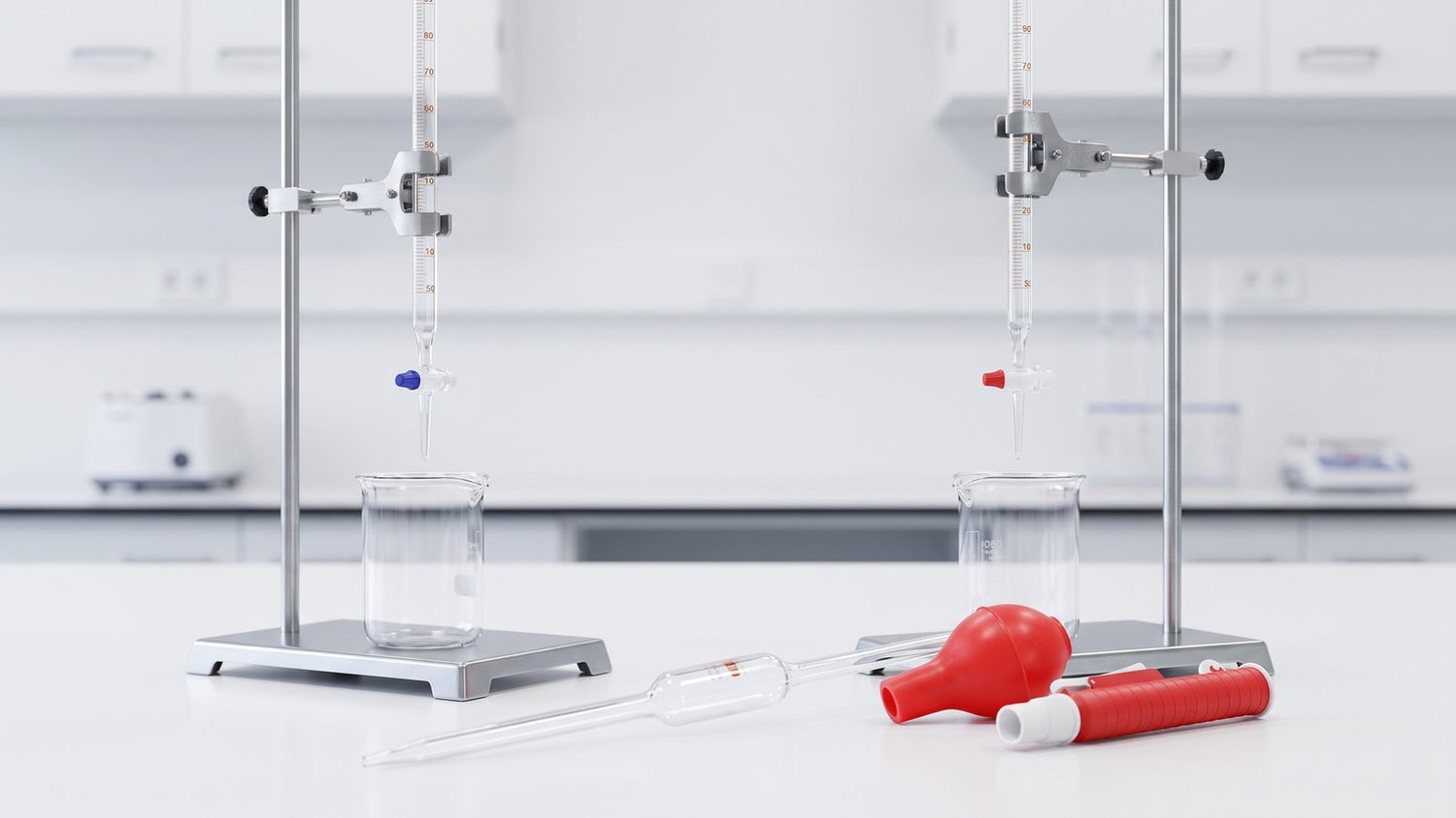 Pipettes Fillers and Burettes hero