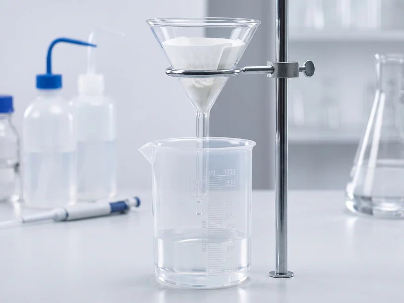 Plastic beakers waste collection