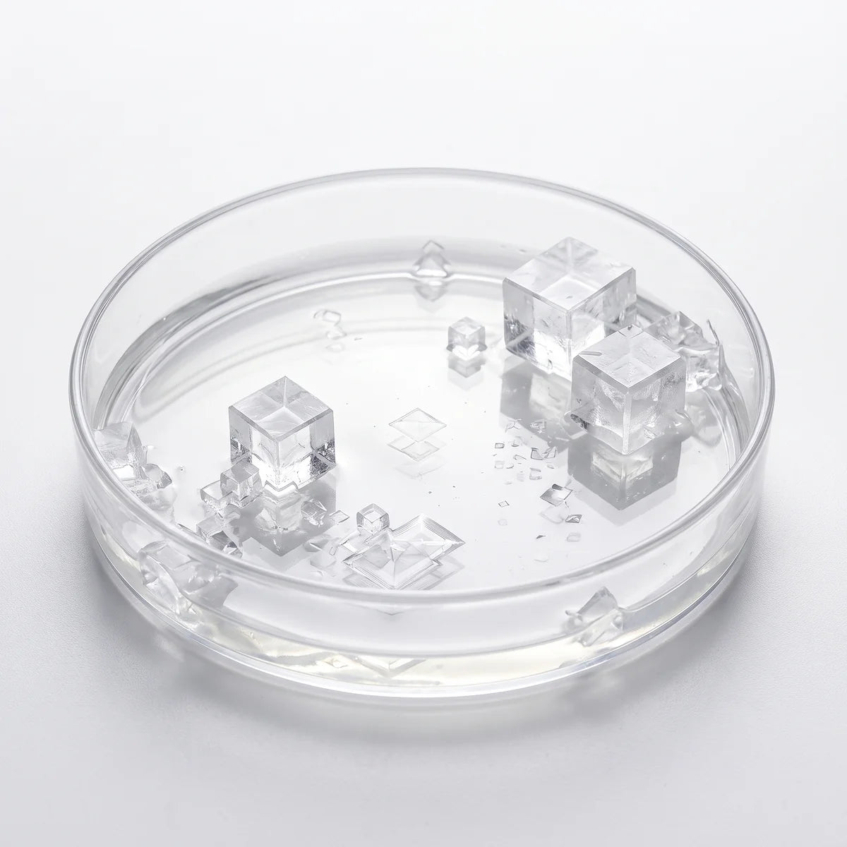 Petri dish evaporation and crystallisation
