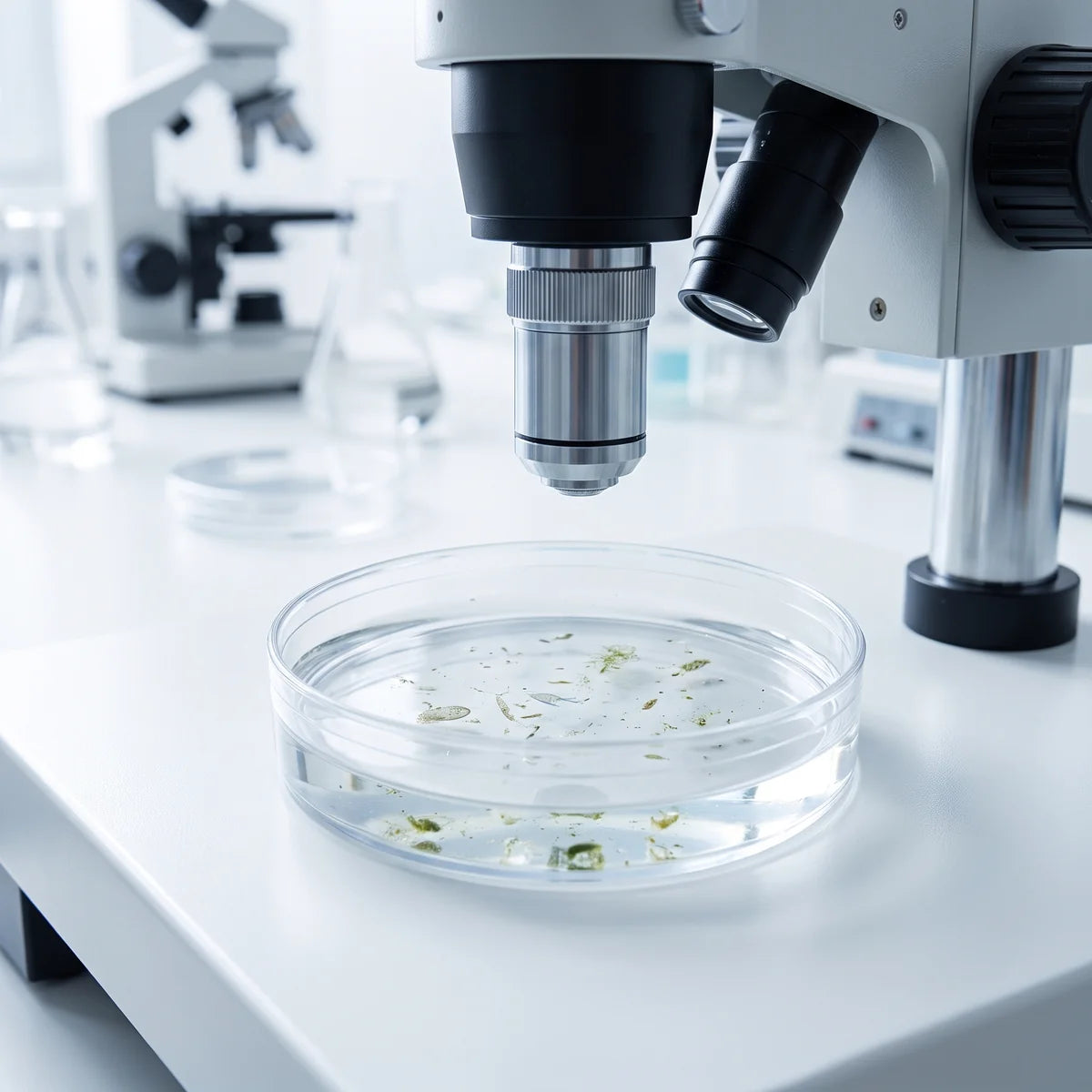 Petri dish specimen observation