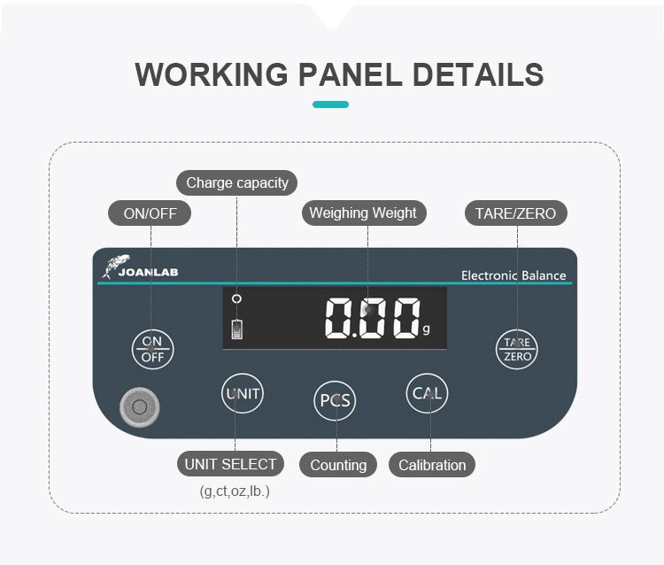 Precision Electronic Balance 2000g x 0.01g