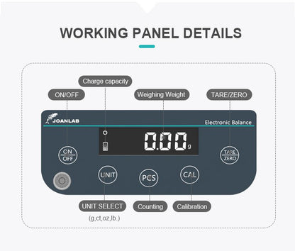 Precision Electronic Balance 2000g x 0.01g