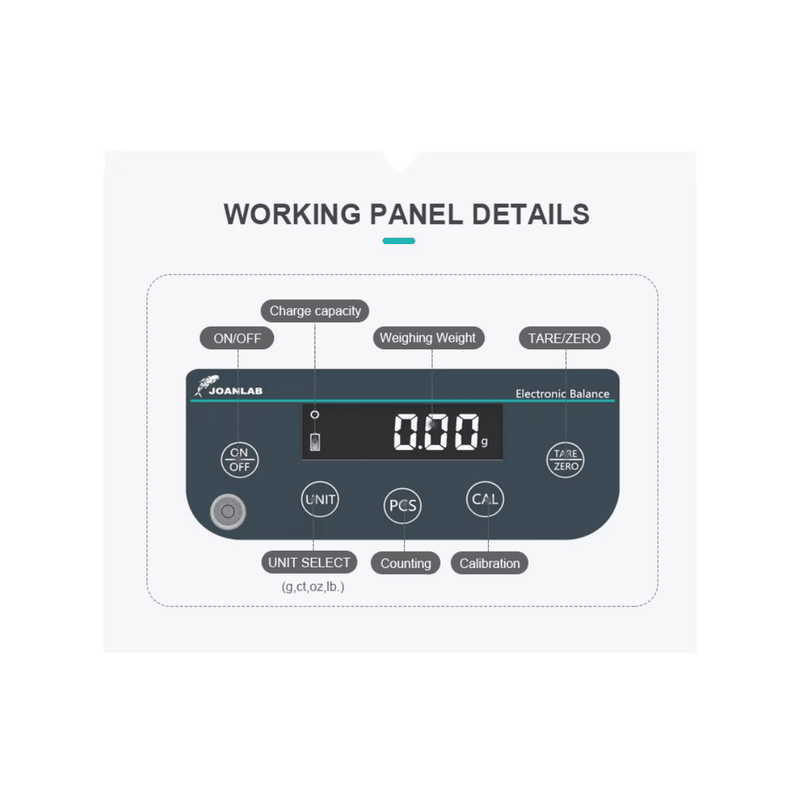 Precision Electronic Balance 3000g x 0.1g