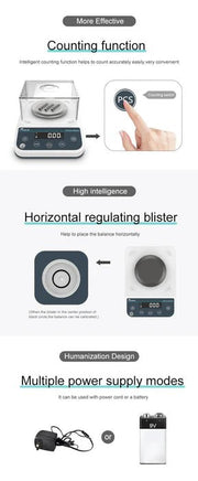 Precision Electronic Balance 30kg x 0.1g