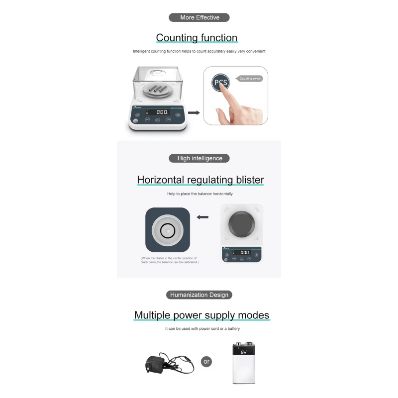 Precision Electronic Balance 30kg x 0.1g