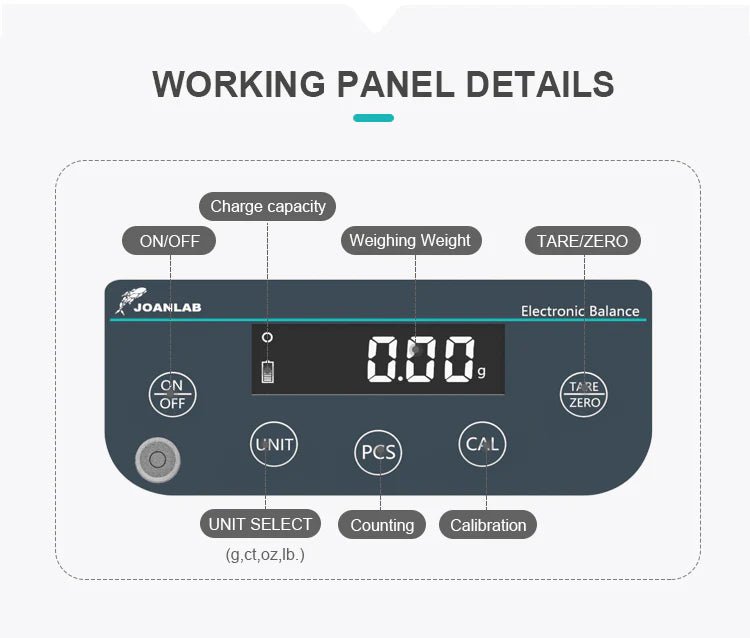 Precision Electronic Balance 30kg x 0.1g