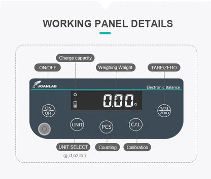 Precision Electronic Balance 30kg x 0.1g