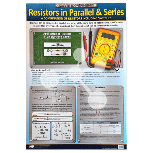 Resistors in Parallel and Series Wall Chart