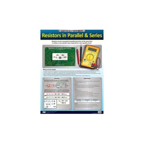 Resistors in Parallel and Series - Wall Chart