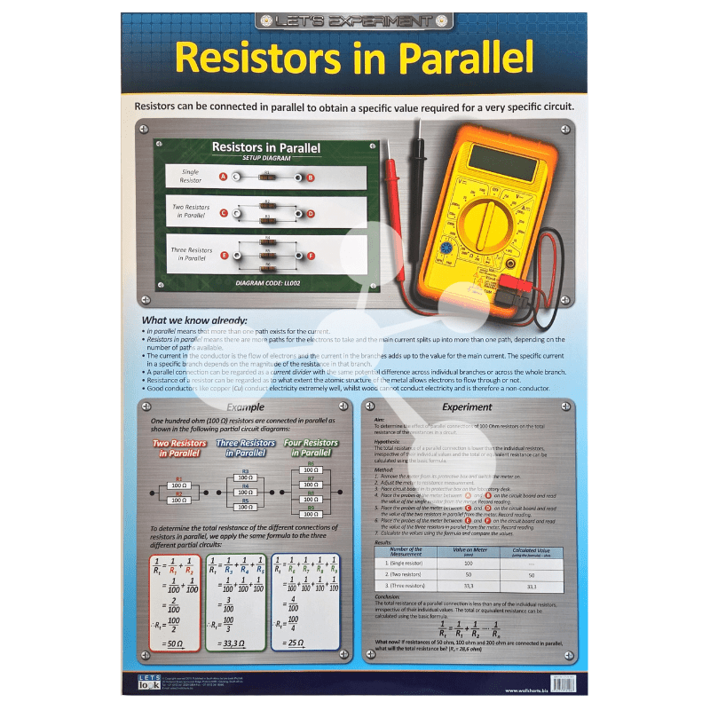 Resistors in Parallel Wall Chart