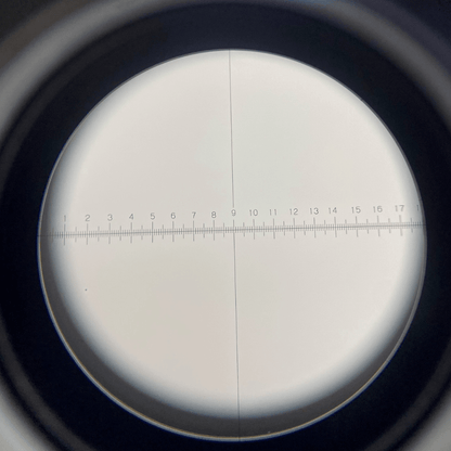 Retical Eyepiece (With Micrometer) WF10x/20mm, Micrometer X-0.1mm*180 Div / Y-Single Line