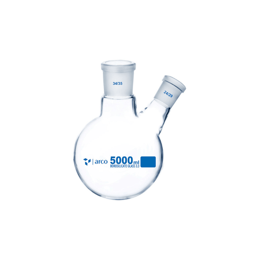 Round Bottom Boiling Flasks with Socketed Double Neck