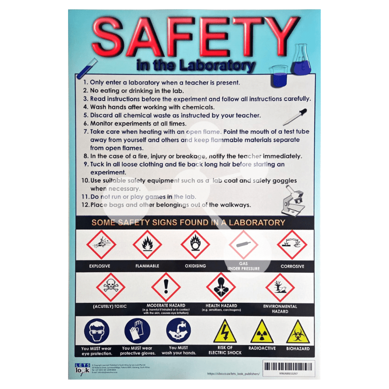 Safety in the Laboratory Wall Chart