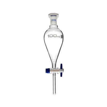 Separating Funnel Borosilicate 3.3 Glass with PTFE Key - OMSONS