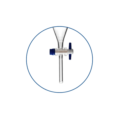 Separating Funnel Borosilicate 3.3 Glass with PTFE Key - OMSONS