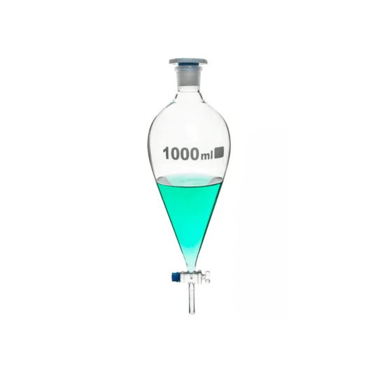 Separating Funnel Plastic Stopper and Dripp Tip - Glass Key Stopcock