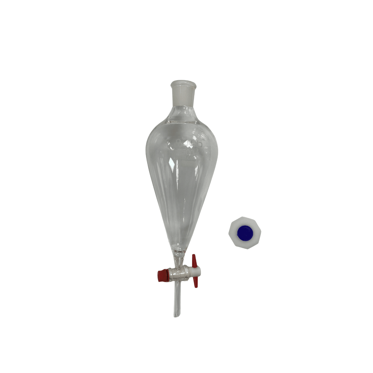 Separating Funnel - PP Stopper, PTFE Key Stopcock