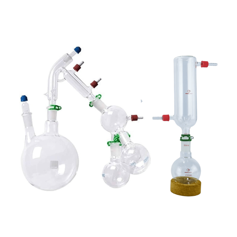 Short Path Distillation Glassware only - 5L Glassware set