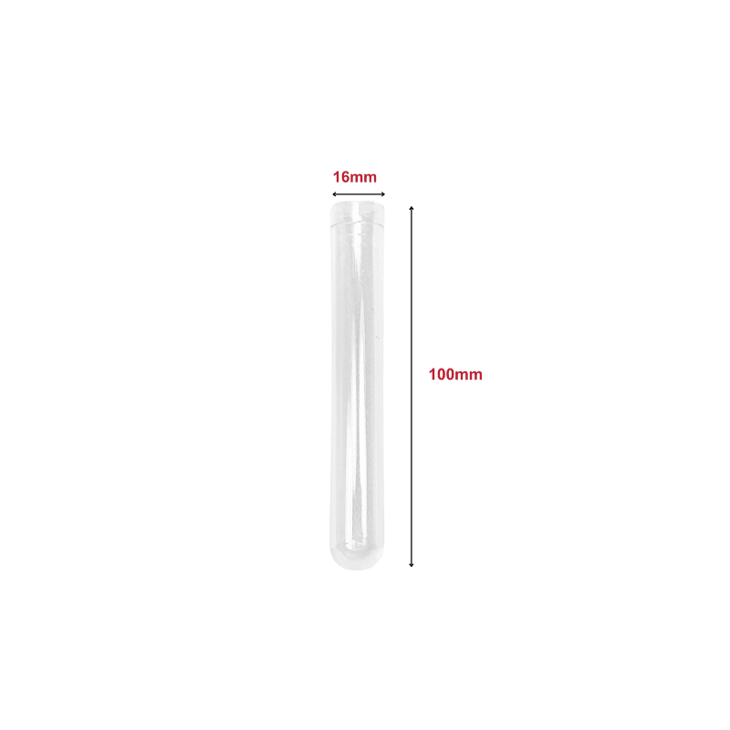 Test Tube PP Plastic - 16mm dia. x100mm