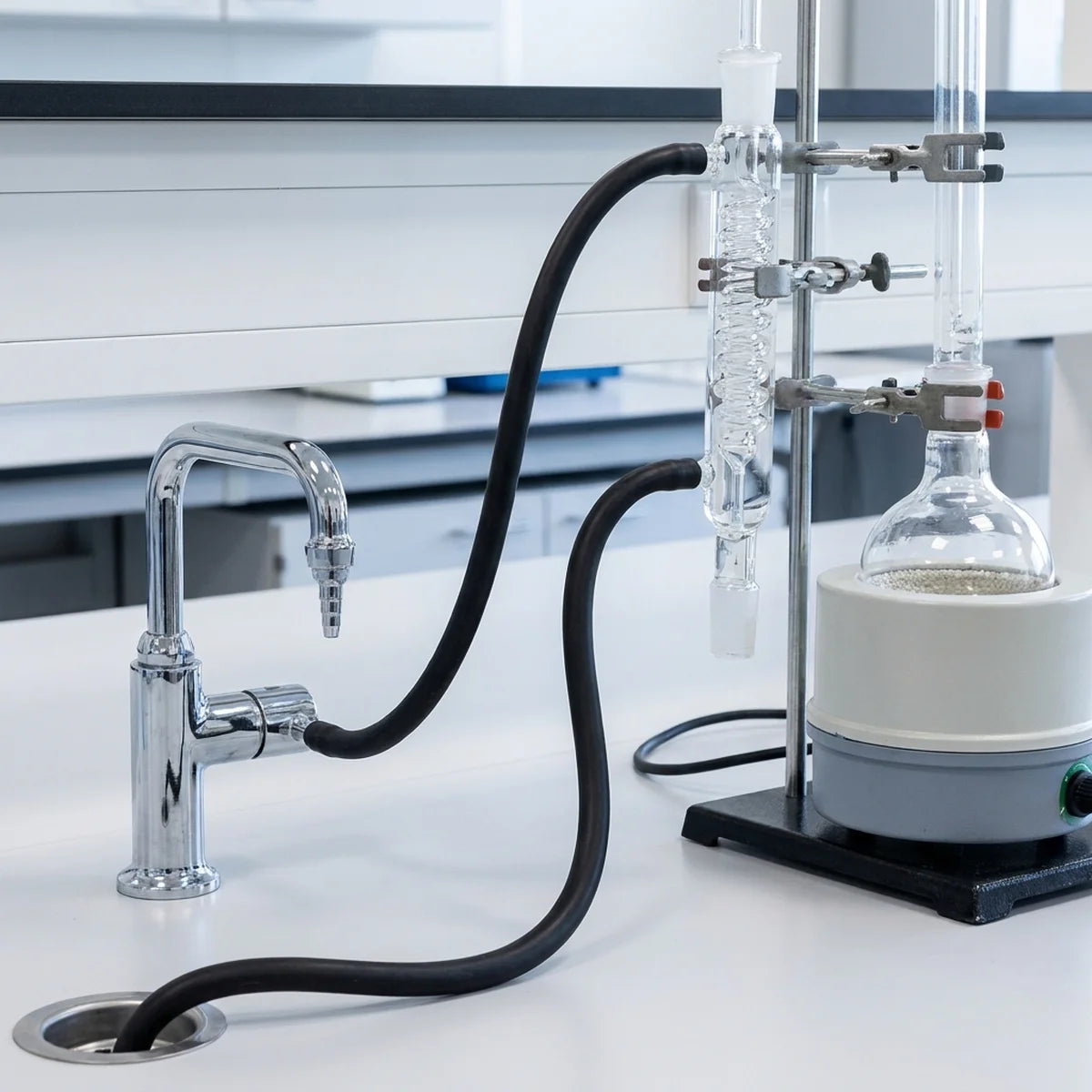 Condenser cooling water tubing